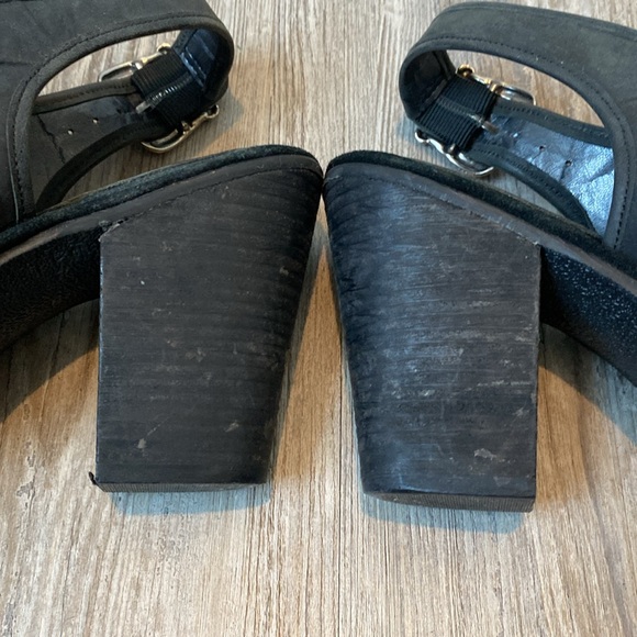 Zodiac USA Black Slingback Peep-toe Camila Sandal with 3.75 inch heels, Size 8M - Picture 6 of 8